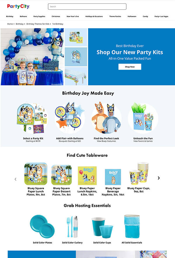 Bluey Page Redesign