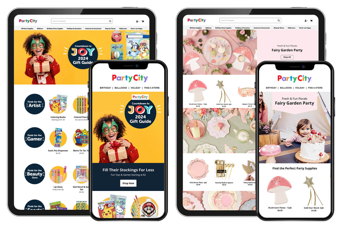 Party City GTM Strategy and Content Ecosystem montage
