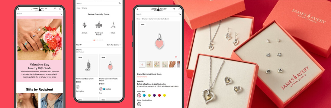 James Avery Wireframes